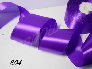 Стрічка атласна 5 см (804) ФІОЛЕТОВА